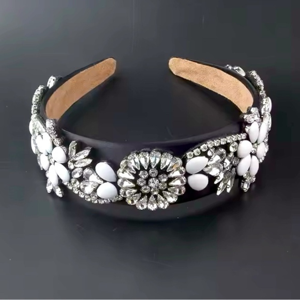 Rhinestone headband tiara